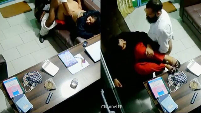 College Principal Fucking At Office Sofa CCTV Leak