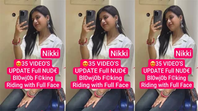 Desi Niharika Nikki Hard Blowjob Doggy Riding MMS