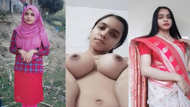 Desi Hijabi Bangla Girl Perky Boobs Showing