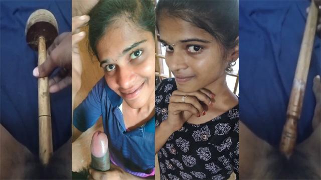 Tamil Teen Babe Bj & Sex Pussy Stick And A Brush